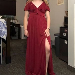 Burgundy Maxi Dress